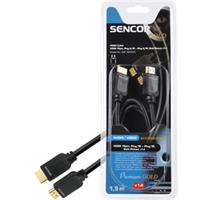 Sencor SAV 165-015 HDMI M-M 1,5M v1.4 PG 