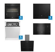 Set Beko BBIR17300BCS + HII64200FMT + BDIN38522Q + BMGB25333BG + BHCA63741BHSI