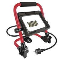 EMOS Lighting LED reflektor ELION 30W, červeno-černý, IP65, 4800 lm, neutrální bílá