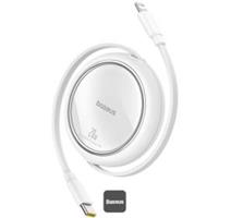 Baseus Navíjecí kabel USB-C/Lightn. 1m 20W bílý