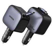 UGREEN 145W nab.do auta 2xUSB-C/USB-A+kab