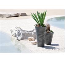 Prosperplast Květináč Prosperplast SAND s vkladem 34,5 cm  mocca 