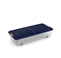 KIS Box KIS W Box Underbed L transparentní, indigo modrá