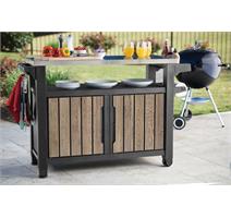 Keter Grilovací stolek Keter UNITY XL 207 l Ashwood