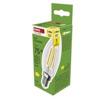 EMOS LED žárovka Filament svíčka  / E14 / 7 W (75 W) / 1055 lm / teplá bílá