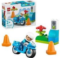 LEGO 10471 Modrá policejní motorka 