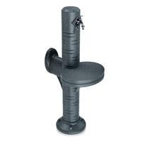 Prosperplast Zahradní sloupek Prosperplast s kohoutkem FREZE  - barva: granit 