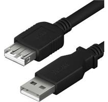 YENKEE YCU 014 BK USB A M/F Prodluž.kab. 