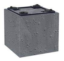 Prosperplast Květináč Prosperplast SIERRA SQUARE beton effect 38,5 cm šedý