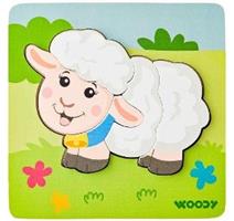 Woody 102191364 Puzzle Baby - ovečka 
