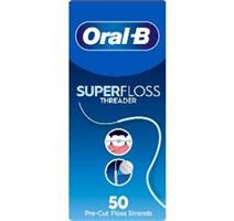 ORAL B SUPERFLOSS ZAVADĚČ NITĚ ROVNÁTKA ORAL-B