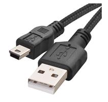 EMOS Nabíjecí a datový kabel USB-A 2.0 / mini USB-B 2.0, 2 m, černý