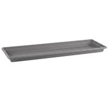 Miska pod truhlík Myra - kamenná šedá 80 cm