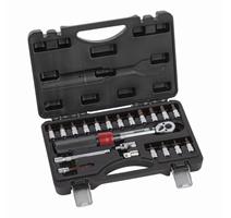 KRTH31001 - Momentový klíč SET 21 ks 1/4" 2-20NM
