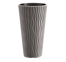 Prosperplast Květináč Prosperplast SANDY SLIM šedý kámen 39 cm 