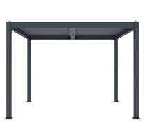 G21 Bioklimatická pergola G21 Austin 3x3 m, antracitová hliníková