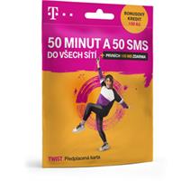 T-MOBILE Twist sim 50 minut a 50 SMS