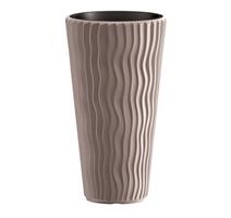 Prosperplast Květináč Prosperplast SANDY SLIM mocca 34,9 cm
