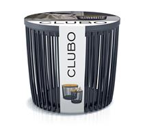 Prosperplast Set Prosperplast 2 univerzálních košů CLUBO s bambusovými víky 25+35l antracit 