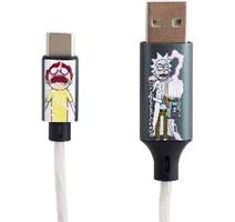 LAZERBUILT Rick&Morty USB-C charg. cable 