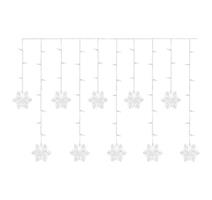 EMOS LED vánoční závěs – vločky, 135x50 cm, vnitřní, studená bílá
