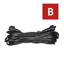 EMOS Prodlužovací kabel pro spojovací řetězy Profi černý, 10 m, venkovní i vnitřní