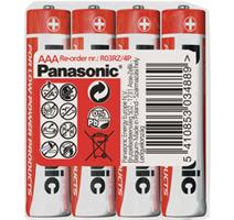 PANASONIC R03 4S AAA Red zn 