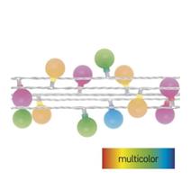 EMOS LED světelný cherry řetěz – kuličky 2,5 cm, 4 m, venkovní i vnitřní, multicolor, časovač