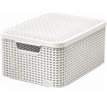 Curver Box Curver Style M 18L s víkem bílý