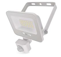 EMOS LED reflektor GLARO s pohybovým čidlem, 20 W, bílý, IP54, 2000 lm, neutrální bílá