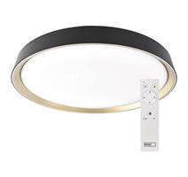 EMOS LED přisazené svítidlo ILVI, kruhové 45W, stmívání+CCT, černá+champagne