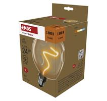 EMOS LED žárovka DECO CG125A / E27 / 4,5 W (24 W) / 240 lm / flame
