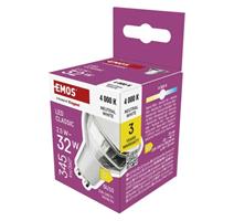 EMOS LED žárovka Classic MR16 bílá / GU10 / 2.5 W (32 W) / 345 lm / neutrální bílá