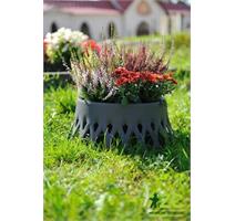 Žardina samozavlažovací Roseta - antracit 30 cm 