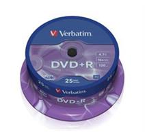 VERBATIM 43500 DVD+R(25-Pack Spindle)