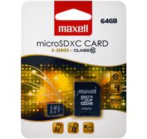 MAXELL MicroSDXC 64GB CL10 + adpt 854988 