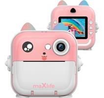 MAXLIFE Kamera s tiskárnou MXPC-100 růžová