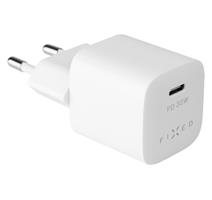 FIXED Mini adapter,USB-C, 30W, bílý 