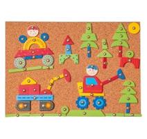 Woody 102191100 Deska s přib.tvary-auta 