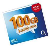 O2  SIM 100 GB/měsíc