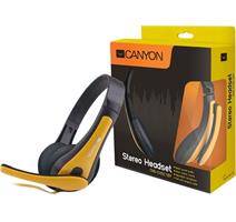 Canyon headset HSC-1, černo žlutý
