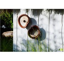 Krmítko - Organic bird feeder - chestnut brown 25 cm