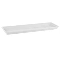 Miska pod truhlík Myra - bílá 40 cm