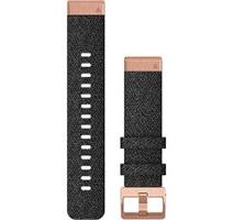Garmin QuickFit 20mm nylon černá/rosegold