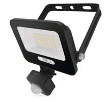 EMOS LED reflektor GLARO s pohybovým čidlem, 50 W, černý, IP54, 2000 lm, neutrální bílá