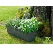 Truhlík samozavlažovací Siesta LUX - antracit 80 cm