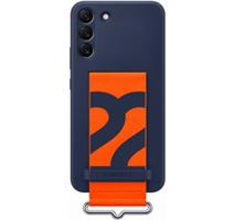 Samsung Silicone Cover Strap S22+ Navy 