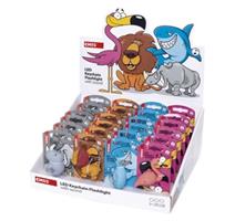 EMOS LED klíčenka – exotická zvířata se zvukem na LR54, 24 ks, display box
