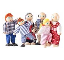 Woody 102190620 Panenky do domečku, 6 ks 