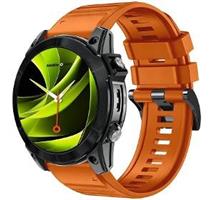 MOBILE ORIGIN Easy Strap Silicone Watch 22mm Orange MO